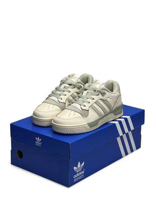 Adidas originals rivarly beige olive10 фото