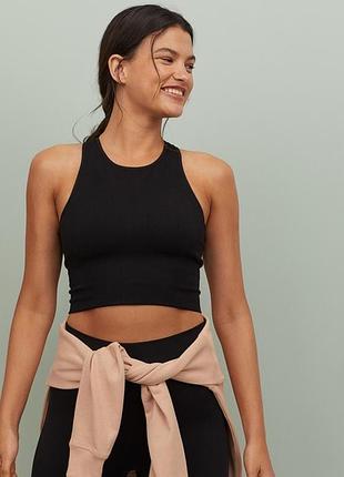 Новый спортивный топ h&m
