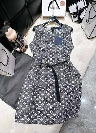 Джинсовый сарафан в стиле louis vuitton 💥