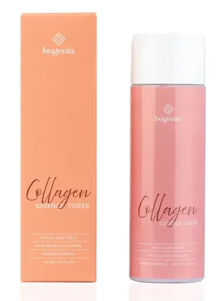 Тоник-эссенция для лица collagen essence toner bogenia 200мл