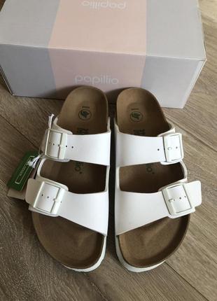 Birkenstock papillio arizona vegan.  шлепанці на платформе оригінал3 фото