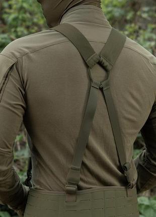 M-tac плечевые ремни для тактического пояса elite ranger green, военный ремень олива, армейские подтяжки5 фото