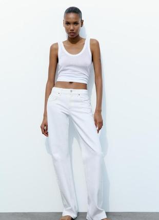 Прямі джинси zara