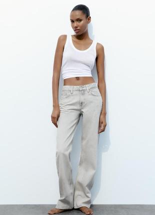 Прямі джинси zara