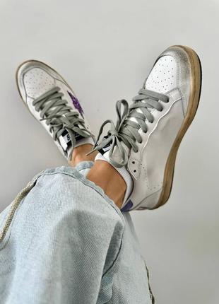 Кеды в стиле golden goose 
ggdb ballstar lilac premium8 фото