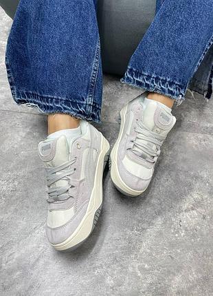 Мужские весенние кроссовки puma черно-красные