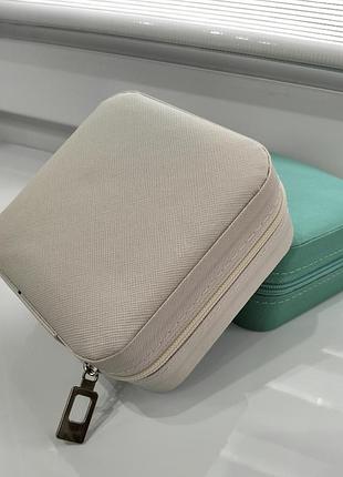 Компактна маленька скринька для прикрас, органайзер, коробочка, шкатулка, футляр