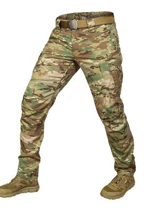 Тактичні штани герц camotec twill multicam, штани армійські літні, військові штани мультикам, штани польові