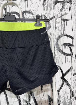 Жіночі спортивні термо шорти nike dri fit, just do it, оригінал, дихаючі, сітка, зручні, бігові, для залу7 фото