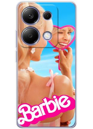 Чехол силиконовый с картинкой на xiaomi redmi note 13 pro 4g (барби, barbie)