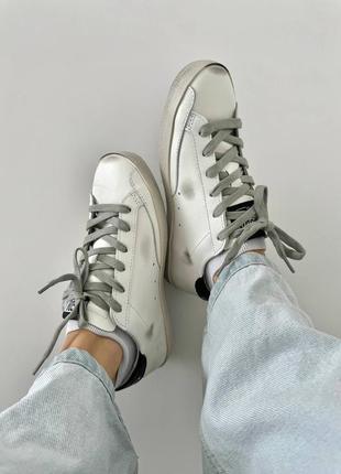 Кеды в стиле golden goose 
ggdb superstar silver premium7 фото