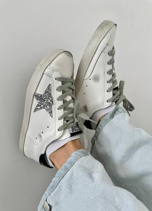 Кеды в стиле golden goose 
ggdb superstar silver premium4 фото