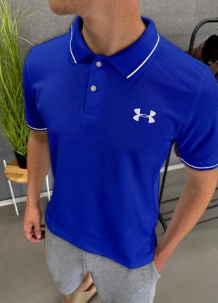 Акция! мужская футболка поло тенниска under armour, андер, коттон