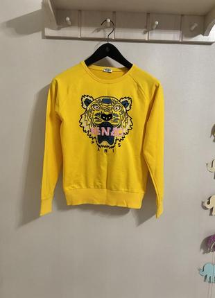 Реглан ярко желтый с тигром 💛