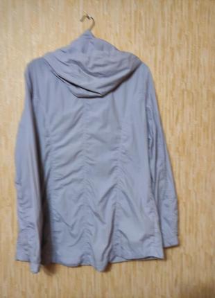 Жіноча куртка вітрівка дощовик лавандового кольору, р.50/ eur422 фото