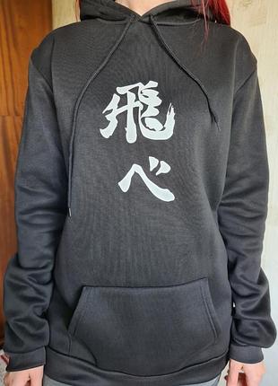 Худи с капюшоном с аниме haikyuu