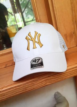 Бейсболка кепка тракер new york yankees (usa) mlb nba nhl nfl new era