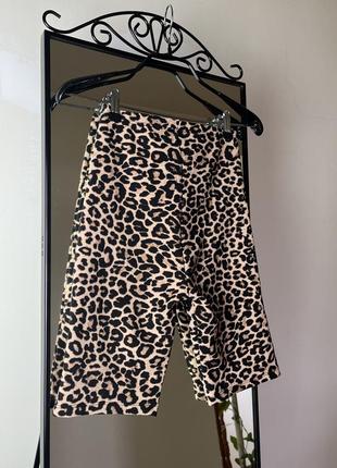 Шорти велосипедки леопардові5 фото