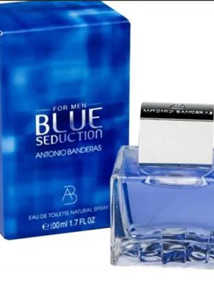Мужская туалетная вода antonio banderas blue seduction for men ( антонио бандерас блю седакшн фо мен) 100 мл