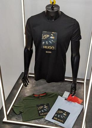 Футболка hugo boss мужская с принтами