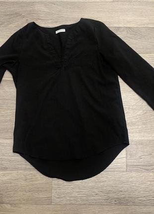 Черная блузка, рубашка
