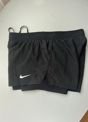 Шорти nike 2in1 2в1 шорти найк, nike pro для спорту шорты, компресійні nike running