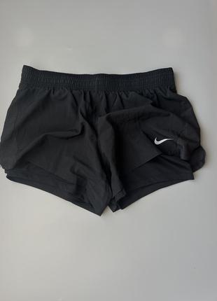 Шорти nike 2in1 2в1 шорти найк, nike pro для спорту шорты, компресійні nike running