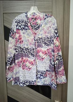 Блузка бавовна,шовк