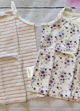 Набор летних маек на девочку 1-2 года
