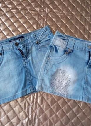 Лот джинсових спідниць