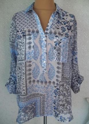 ( l - 48 / 50 р ) рубашка блузка кофта женская новая бангладеш