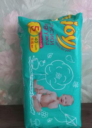 Подгузники трусики joy 5 (40 шт) 11 - 15 кг