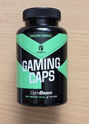 Gymbeam, entropiq gaming caps, 60 капсул