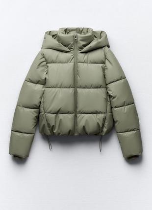 Куртка пуховик анорак zara