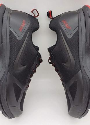 Кроссовки nike gore-tex красно-черные