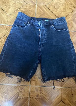 Джинсовые шорты бермуды h&amp;m