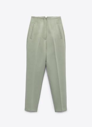Брюки, штани zara із високою посадкою m