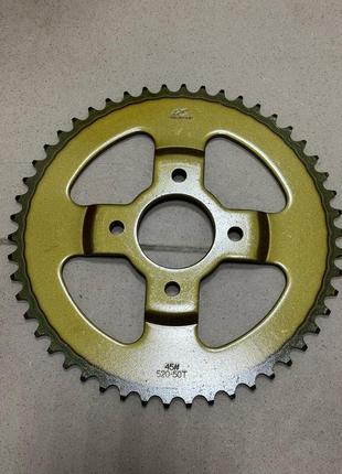 Задня зірка 520 крок 50 зубів 90/58, зірка geon, forte, viper, spark, loncin, shineray тощо
