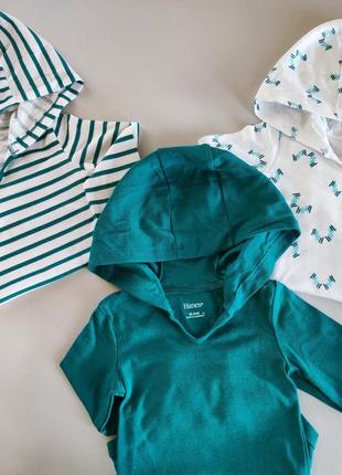 Боди с капюшоном длинный рукав