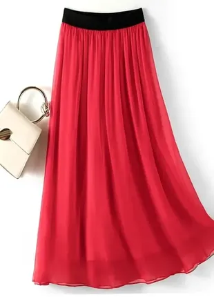 Шифонова спідниця в підлогу