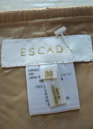 Кожаная юбка escada 38 р2 фото