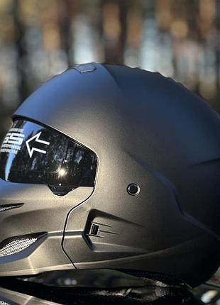 Шлем scorpion exo combat, шлем скорпион ехо комбат, кастом шлем на мотоцикл, шлем на чоппер, круизер, боббер