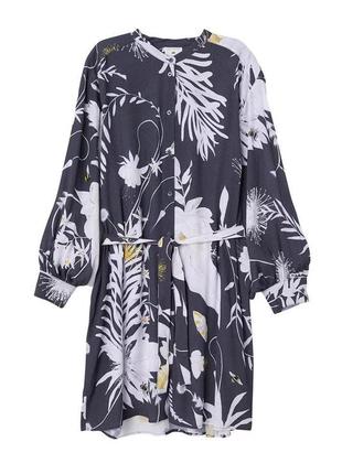 Новое яркое дизайнерское платье платье платье рубашка h&m anna glover 36 s швеция 🇸🇪