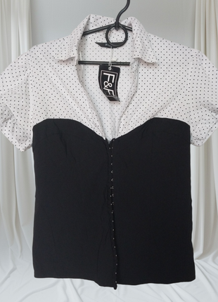 Шикарна блузка корсет