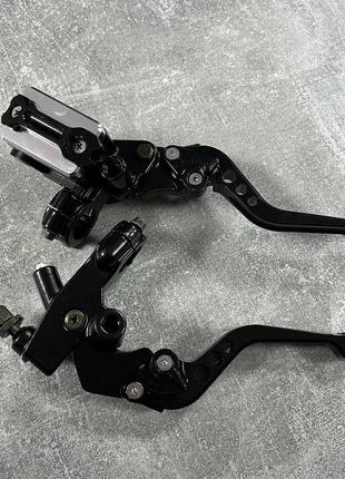 Курки сцепления, тормоза, универсальные с креплениями,мото курки, ричаги зчеплення тормоза на мотоцикл