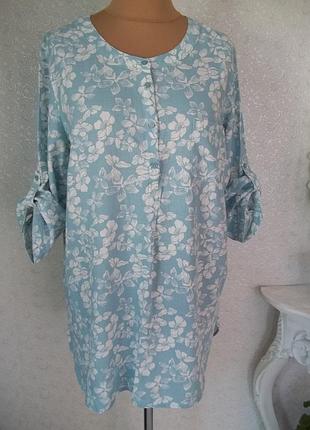 ( 52 / 54 р ) женская рубашка блузка кофта туника новая великобритания