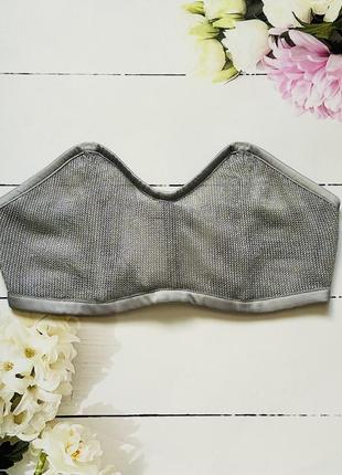 Серебрянный балконет victoria`s secret luxe lingerie