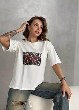 Платье с леопардовым принтом