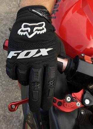 Мотоперчатки fox, моторукавички фокс, перчатки на мотоцикл, рукавички на мото3 фото
