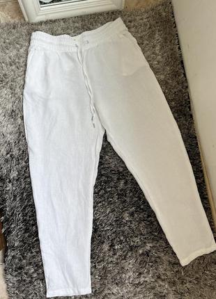Льняные брюки h&m